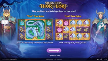 viking gods thor and loki screenshot