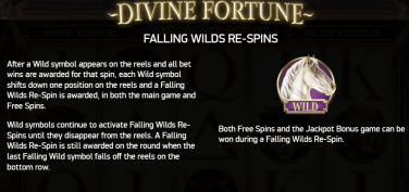 Divine Fortune Falling Wilds Re-Spins