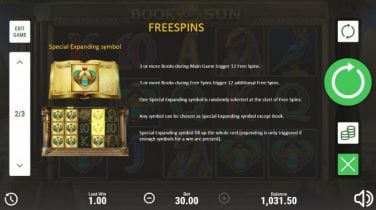 Book of Sun Free Spins