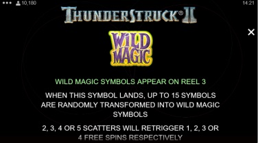 Thunderstruck II Wild Magic Feature