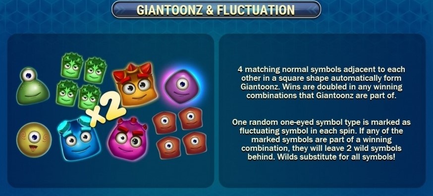 Reactoonz Giantoonz & Fluctuation