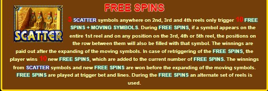 40 Almighty Ramses II Free spins 1