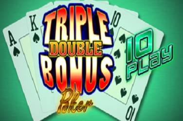 Triple Double Bonus Poker – 10 Play