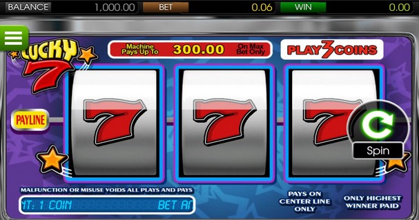 Lucky 7 (BetSoft) Theme