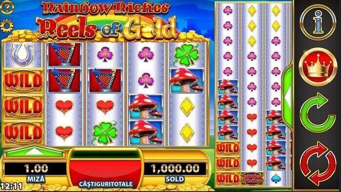 Rainbow Riches Reels of Gold Theme & Design