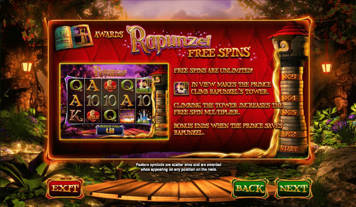 Wish Upon A Jackpot Rapunzel - rotiri gratuite