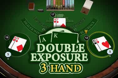 Blackjack Double Exposure 3 Hand Habanero