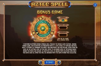 Aztec Spell Bonus Game