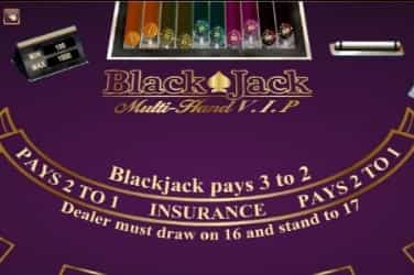 Blackjack Multihand VIP ISoftBet