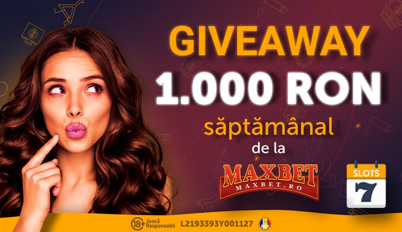 GIVEAWAY – 1000 RON Fara Depunere Saptamanal din partea Maxbet