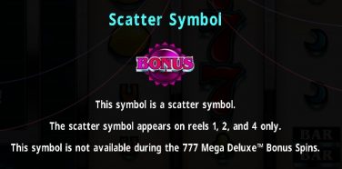 777 mega deluxe scatter bonus