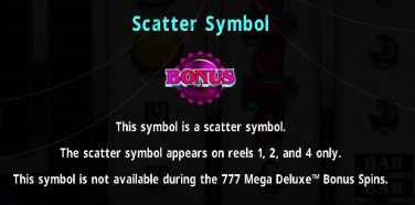 777 mega deluxe scatter bonus