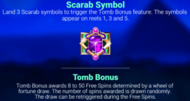 Egyptain Tombs Scarab Symbol