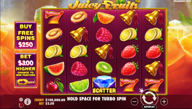 Juicy Fruits Temă și Aspect