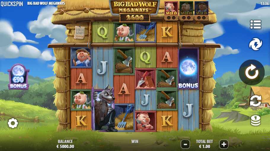 Big Bad Wolf Megaways Temă și Aspect