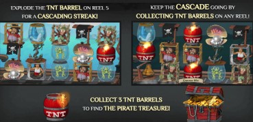 Bounty on the High Seas Cascading Streak TNT Barrels