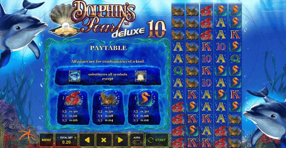 Dolphin's Pearl Deluxe 10 Simboluri