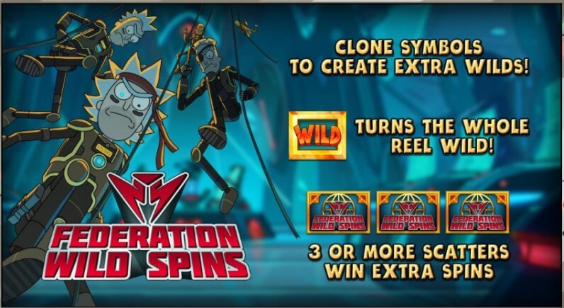 Rick and Morty Megaways Federation Wild Spins