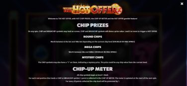The Hot Offer Chip Prizes