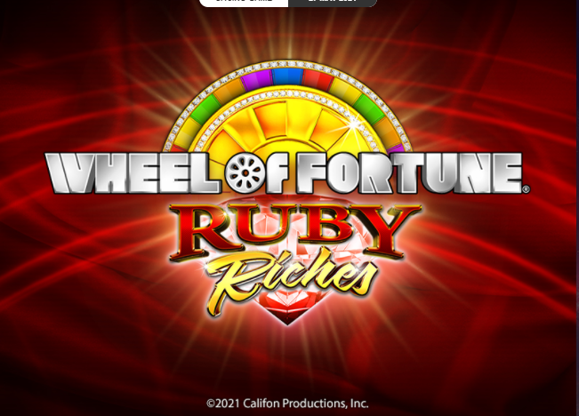 Wheel Of Fortune Ruby Riches