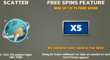 Pack and Cash Scatter and Free Spins