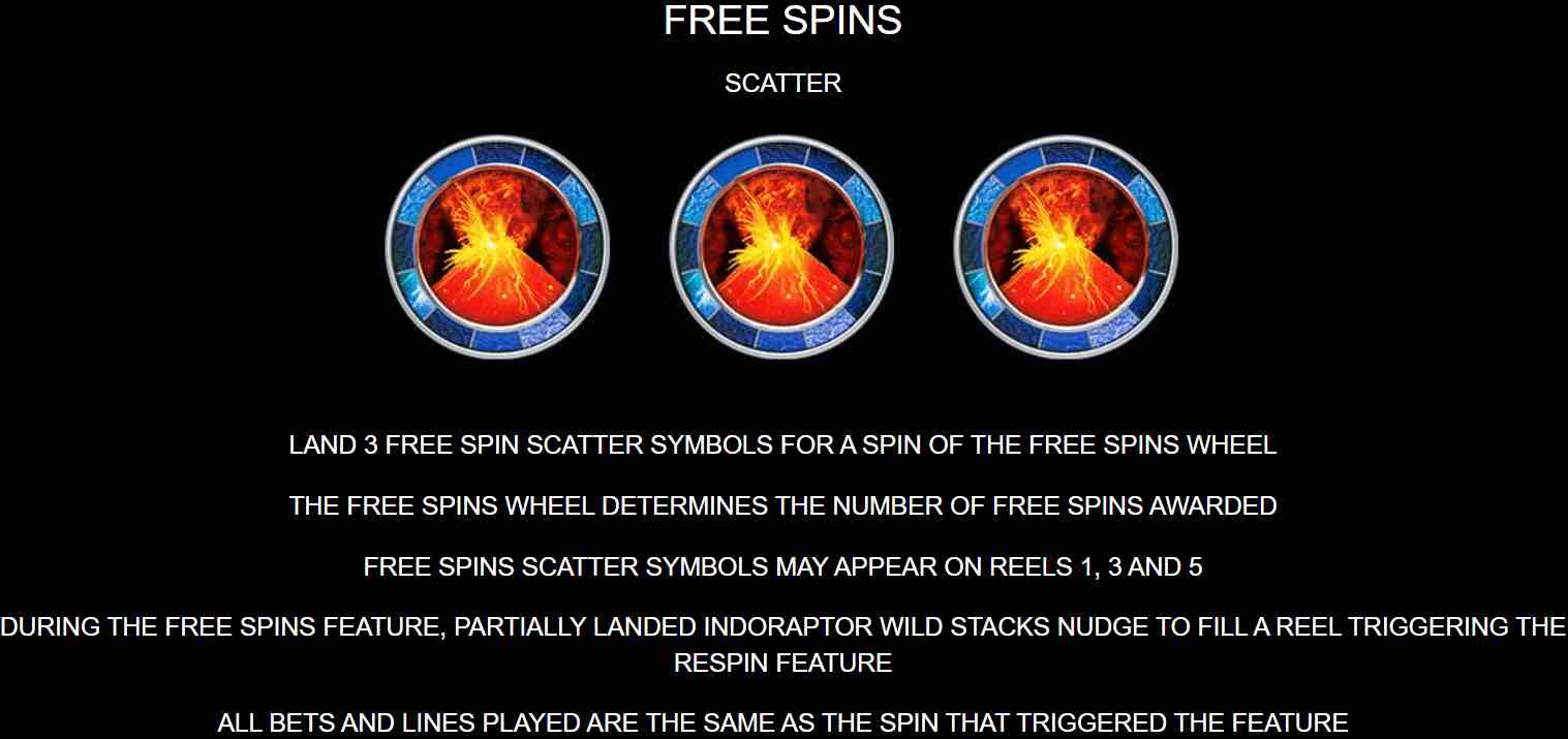 Jurassic World Raptor Riches Free Spins