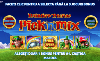 Rainbow Riches Pick n Mix Pick The Bonus