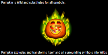 Xploding Pumpkin Simbolul wild