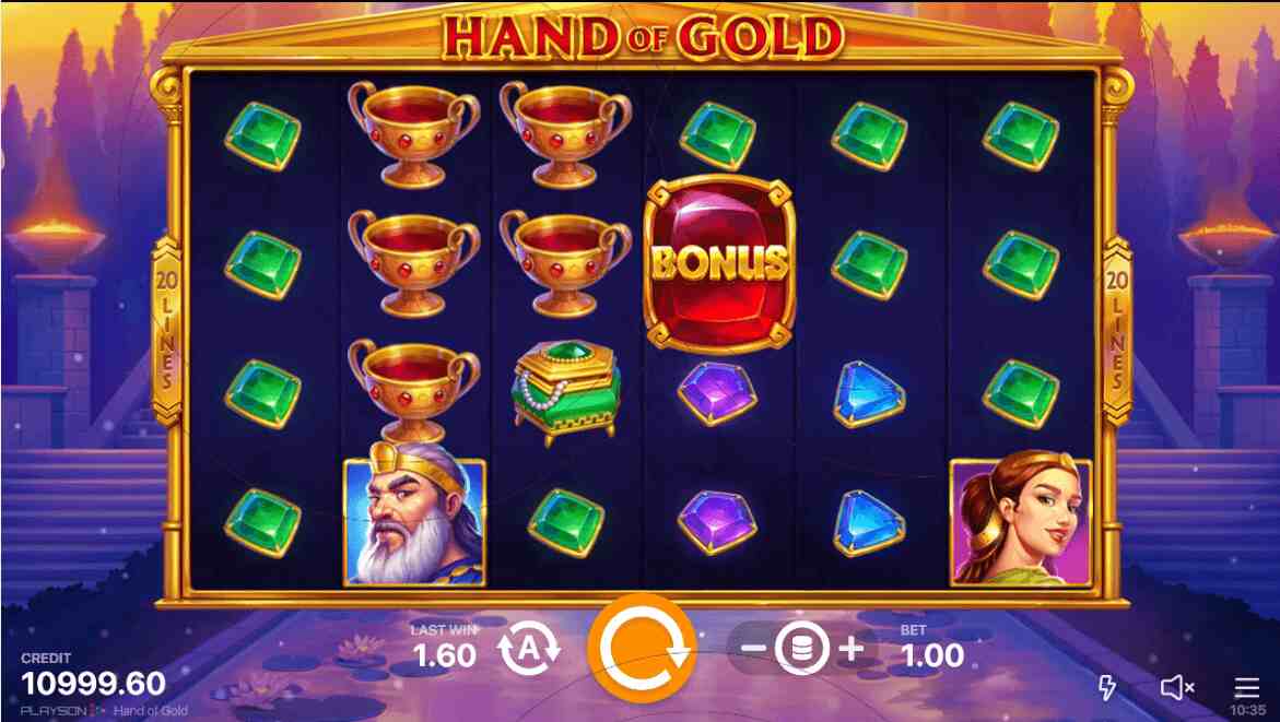 Hand of Gold Temă și Aspect