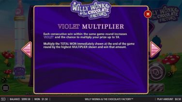 Willy Wonka The Chocolate Factory Violet Multiplier