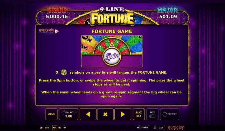 9 Line Fortune Fortune Game