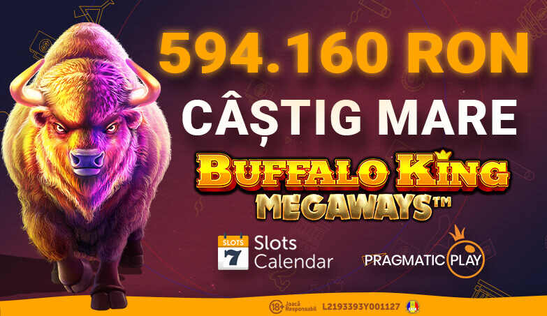 Câștig de 594.160 RON pe Buffalo King Megaways