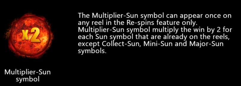 Shiny Fruity Seven 10 Lines Hold and Spin The Sun Symbol Multiplier