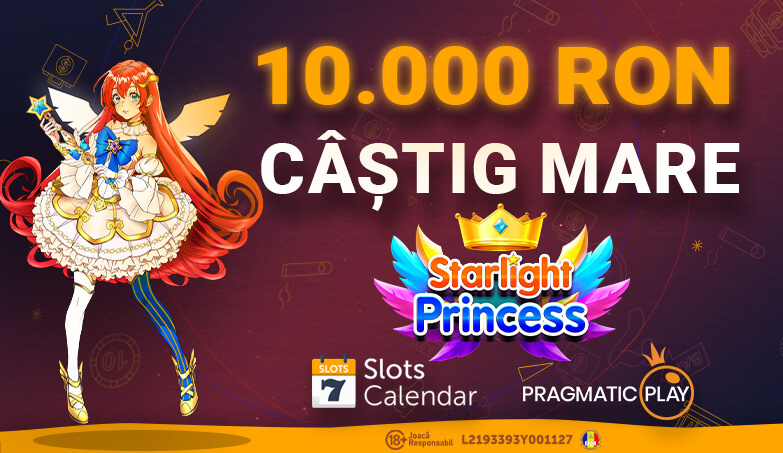 Câștig de 10.000 RON la Starlight Princess