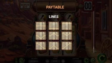 SteamSpin paytable