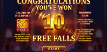 Viking Fall 10 Free Falls