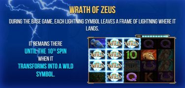 zeus wild thunder wrath of zeus