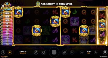 15 tridents free spins