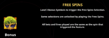 Amazing Link Fates Free Spins