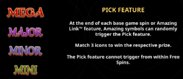 Amazing Link Fates Pick Feature