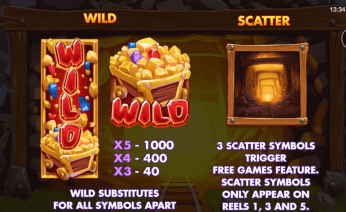 Cash Mine Online Wild and Scatter