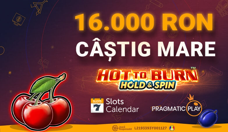 Câștig uriaș de 16.000 RON la Hot to Burn Hold and Spin!