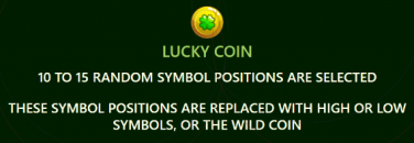 Lucky Leprechaun Clusters Lucky Coin