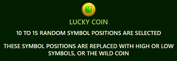 Lucky Leprechaun Clusters Lucky Coin