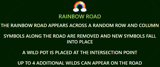 Lucky Leprechaun Clusters Rainbow Road