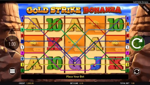 Gold Strike Bonanza Tema si Aspect