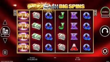 Gold Cash Big Spins features