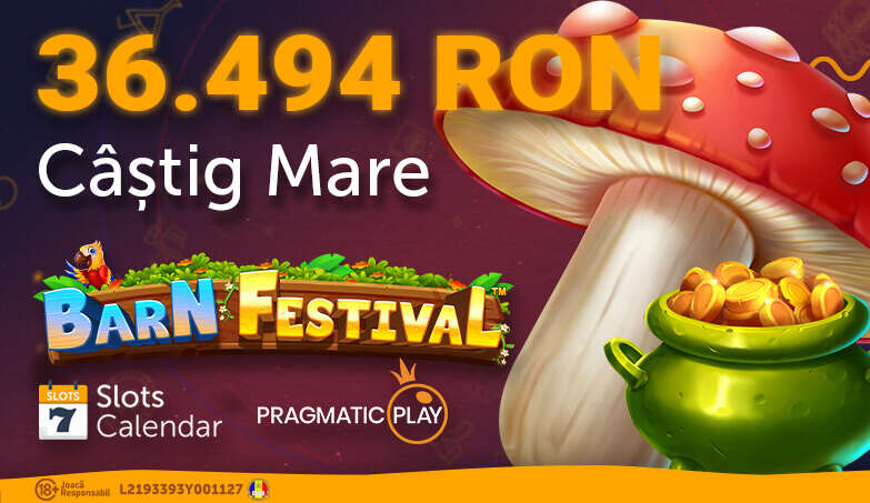 Câștig de 36.494 RON la Barn Festival