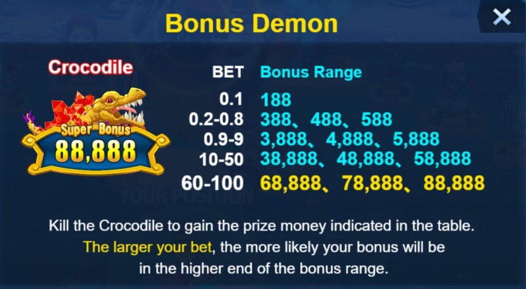 Boom Legend Bonus Demons