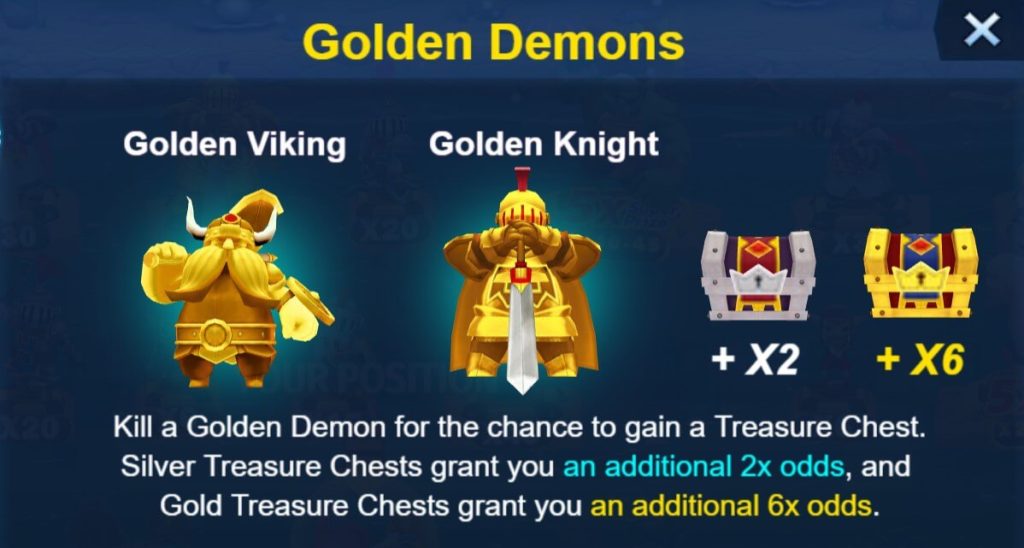 Boom Legend Golden Demons